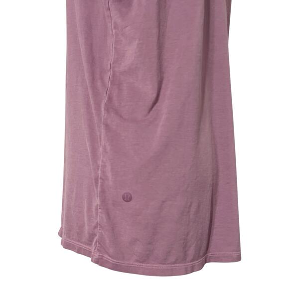 Lululemon Pink Short Sleeves Straight-Hem Crewneck T-Shirt Size 10 - Picture 8 of 8